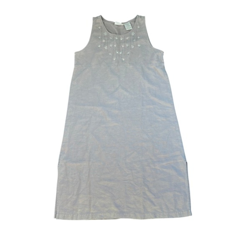 Vintage‎ Erika Collection Taupe Maxi Dress PL Lagenlook Boho Cottagecore 90's